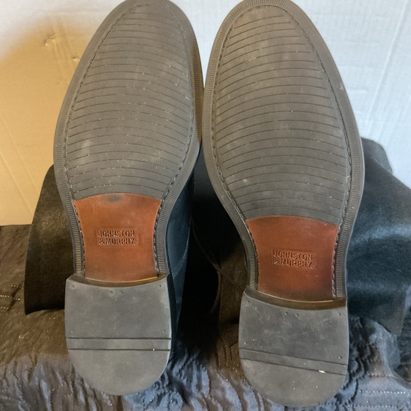 Johnston‎ & Murphy Black Leather Oxfords